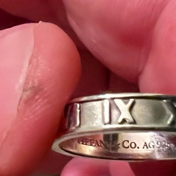 Retired  Size 7 Tiffany & Co ATLAS Sterling Silver Ring​​​​​​​​​​​​​​​​ - Picture 4 of 5